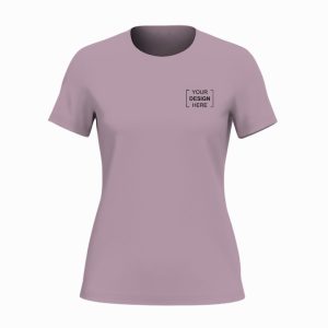 CUS W-RNeck TShirt - 1828019096_Lavender_F